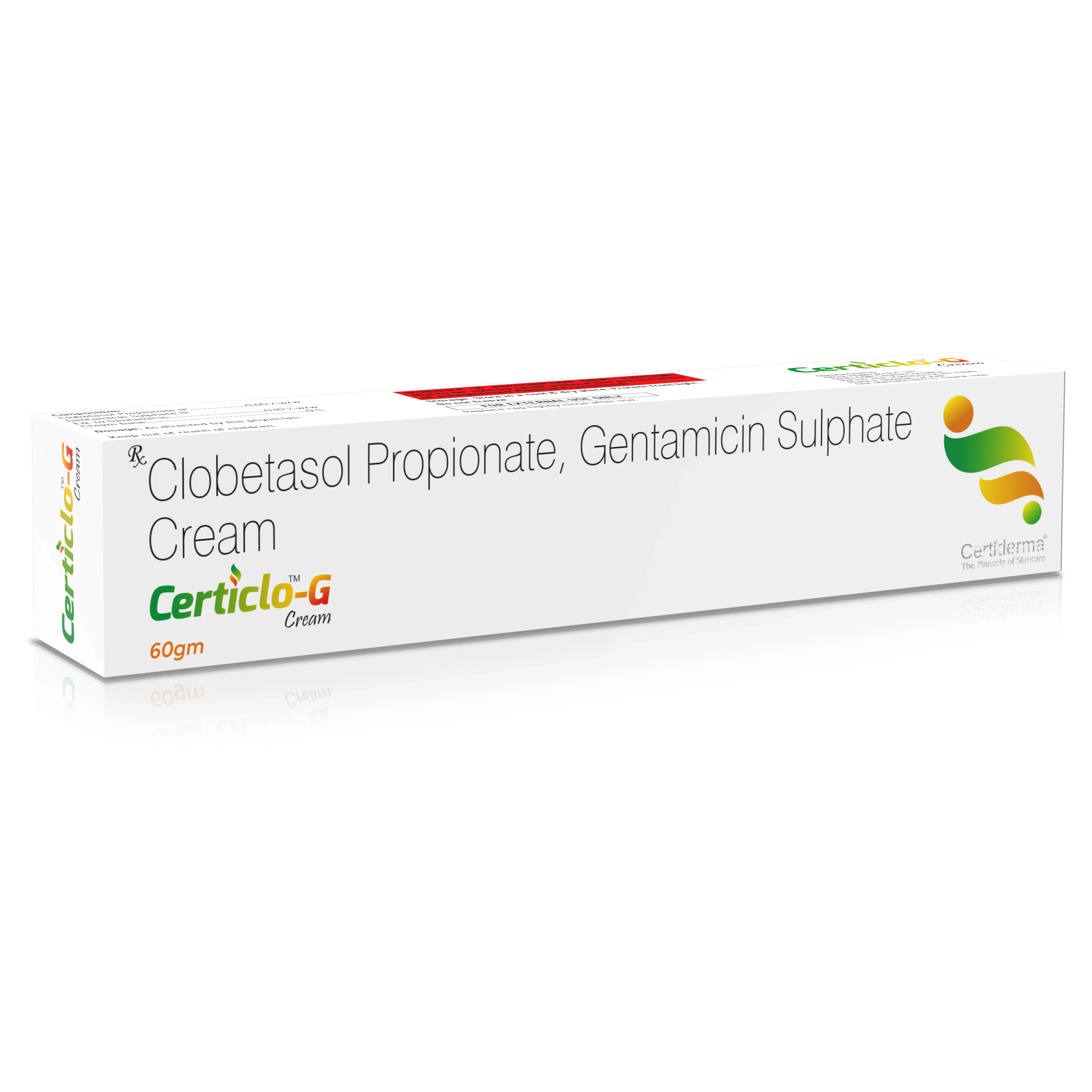 Clobetasol 0.05% + Gentamicin 0.1% - CERTICLO G OINTMENT