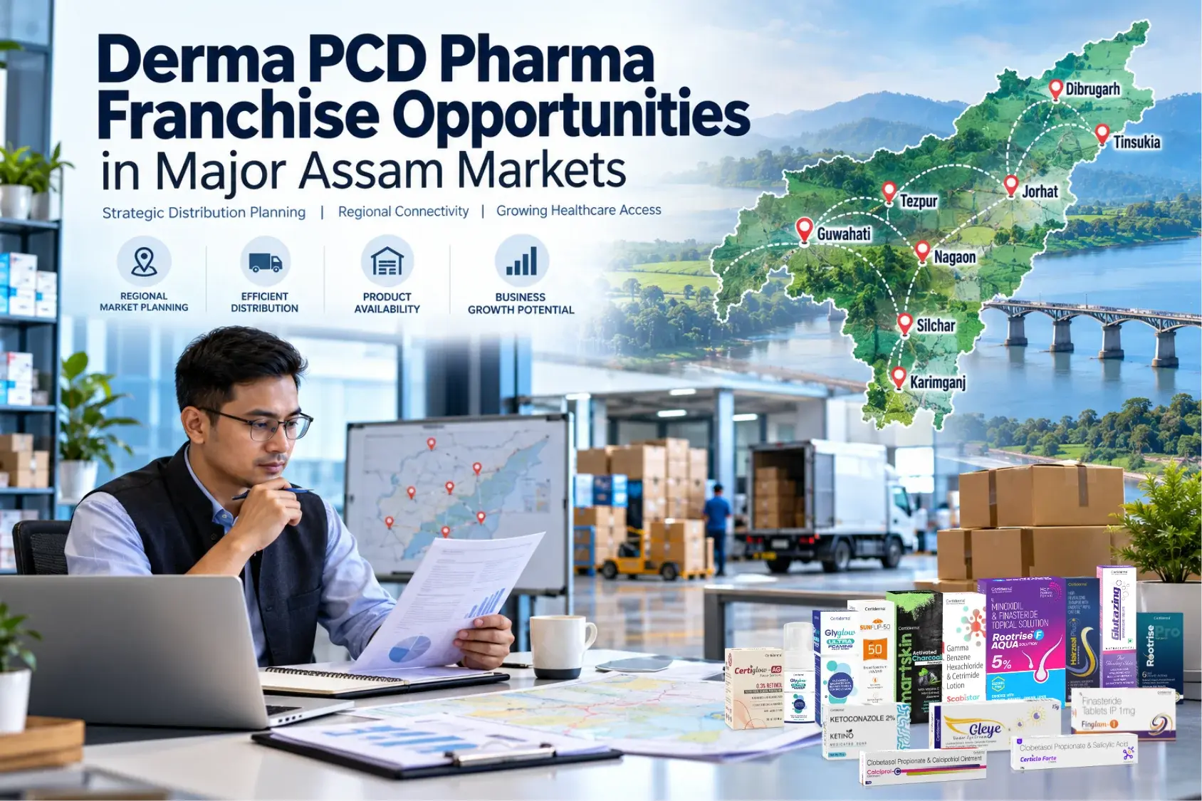 derma-pcd-pharma-franchise-opportunities-major-assam-markets-certiderma-distribution-territory-planning-dermatology-business-solutions