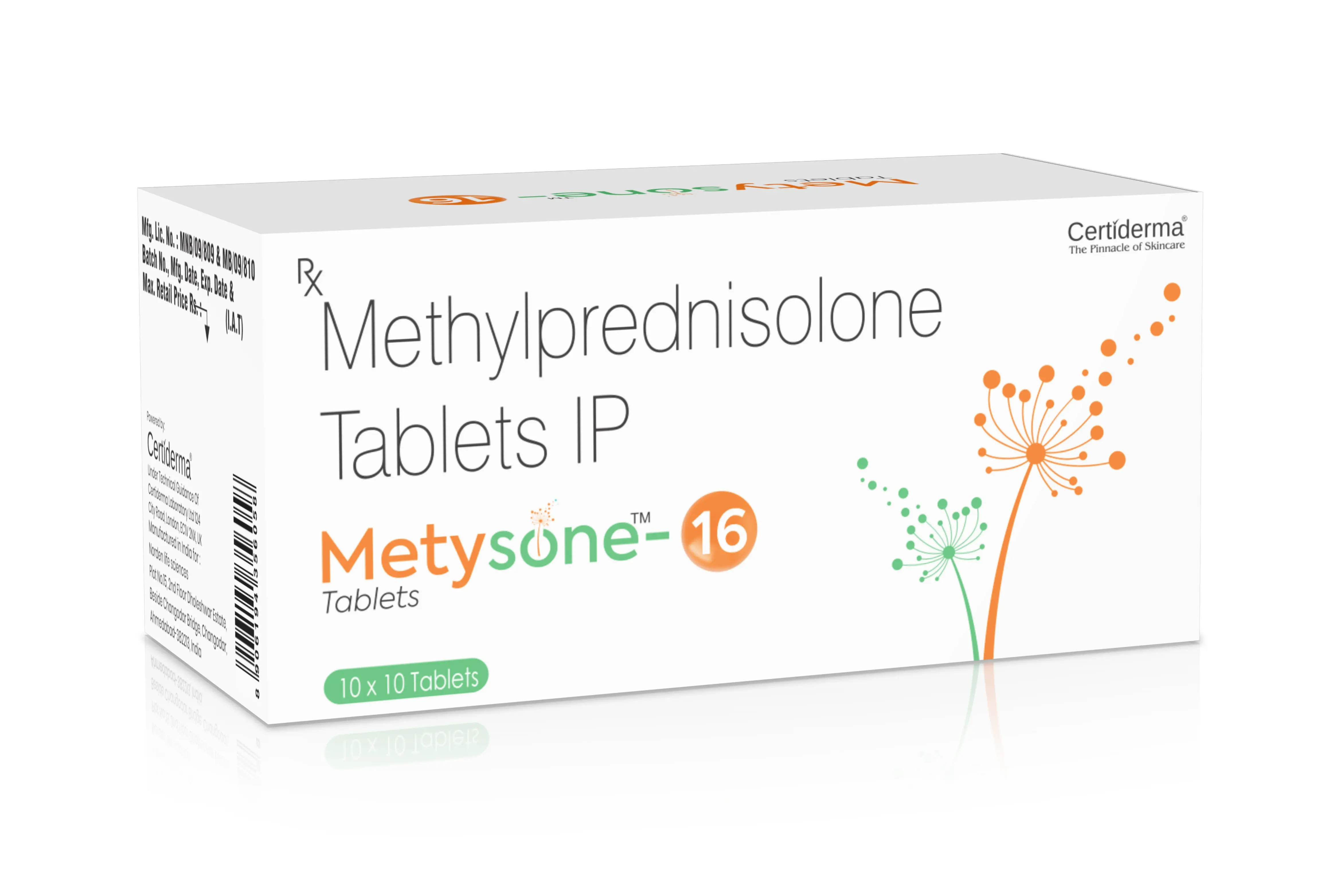 Metysone 16 Tablet - Methylprednisolone 16mg