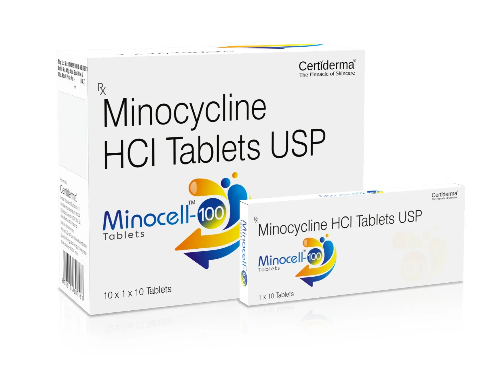 Minocycline 100mg - MINOCELL 100 Tablets